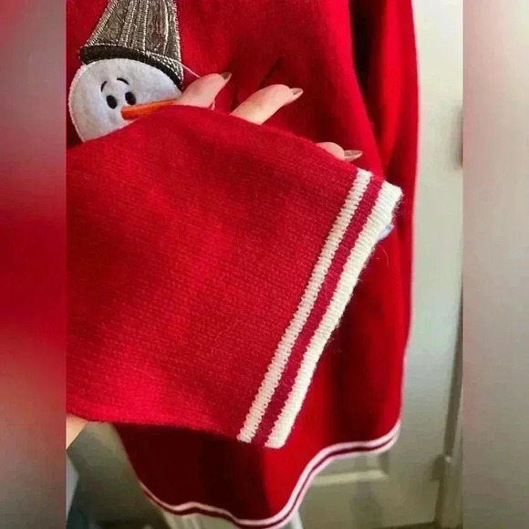 Christmas knit sweater |Plus size - Picture 2 of 7